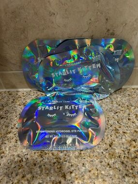 NWT Set of 4 I Dew Care Starlit Kitten Brightening Hydrogel Eye Patch